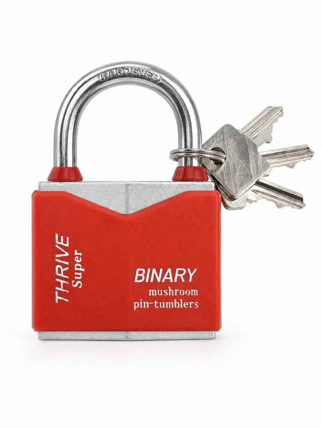 Замок навесной BINARY цветной 40мм