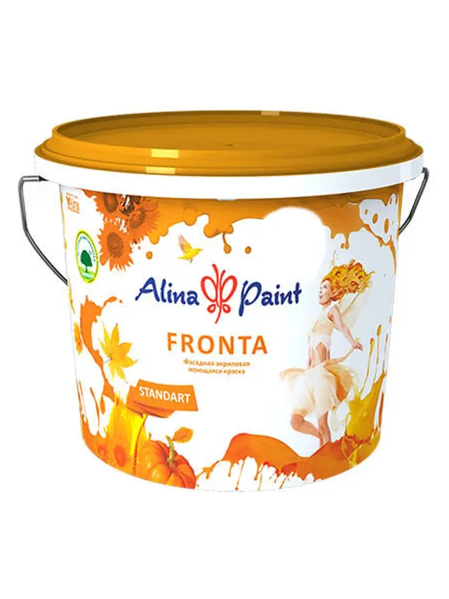 Краска водоэмульсионная ALINA FRONTA 25кг фасад.акрил.моющ.