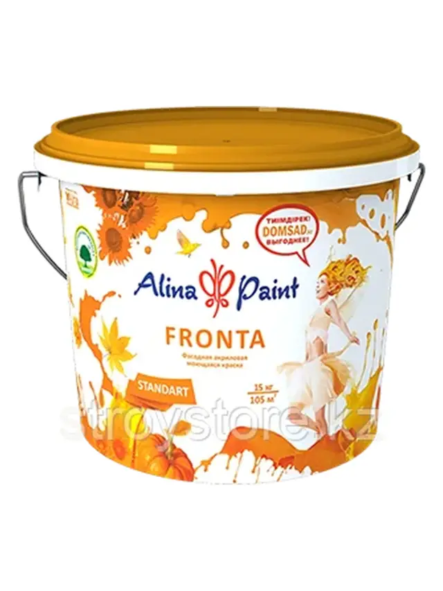 Краска водоэмульсионная ALINA FRONTA 7кг фасад.акрил.моющ.