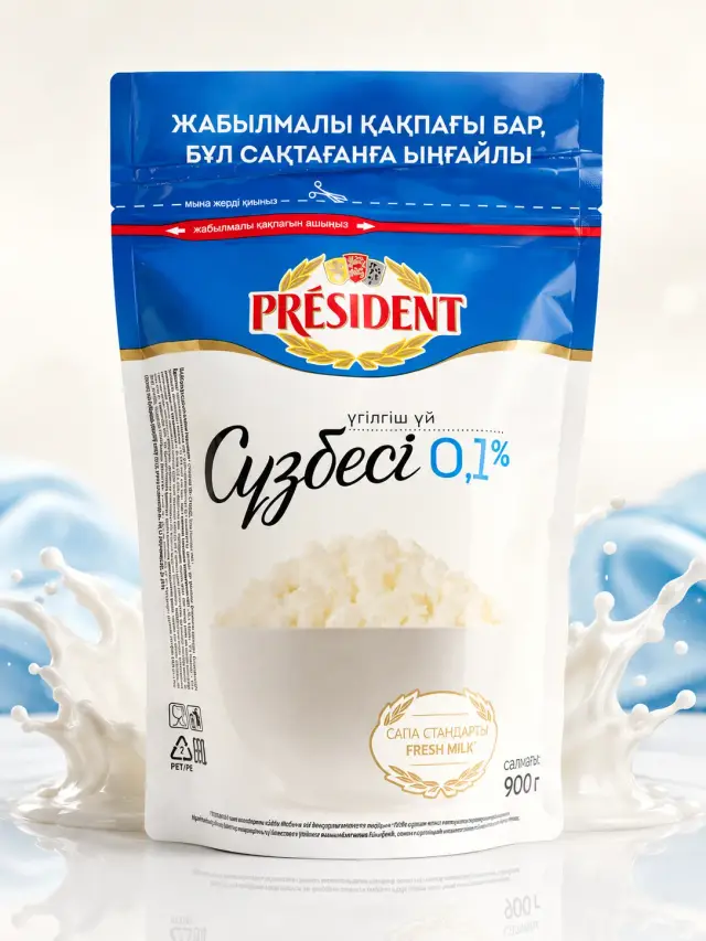 Творог President творог 0,1% 900 гр.