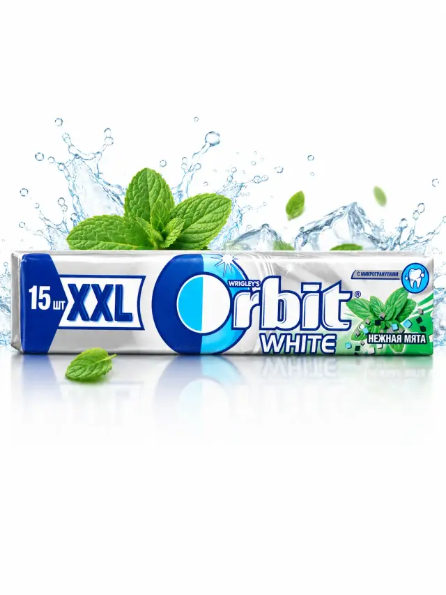 Orbit жевательная резина Нежная мята XXL