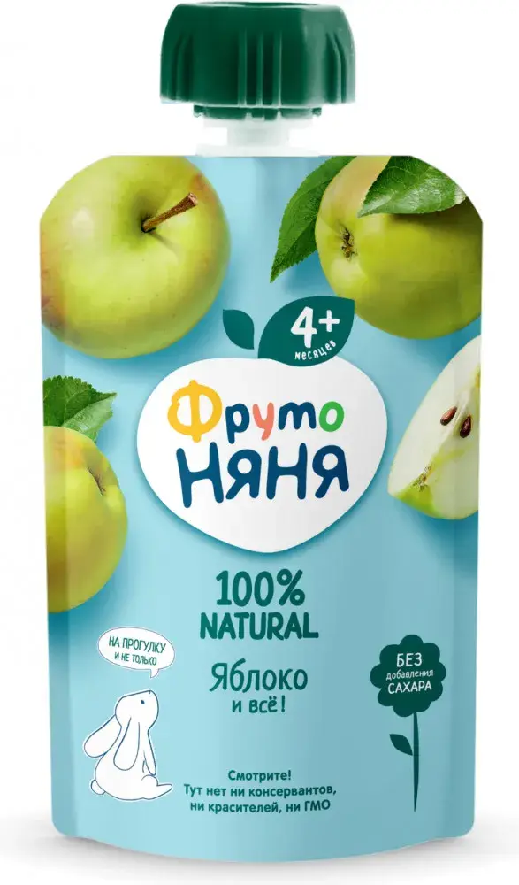 ФрутоНяня Пюре «Гипоаллергенное из яблок» 90 гр.