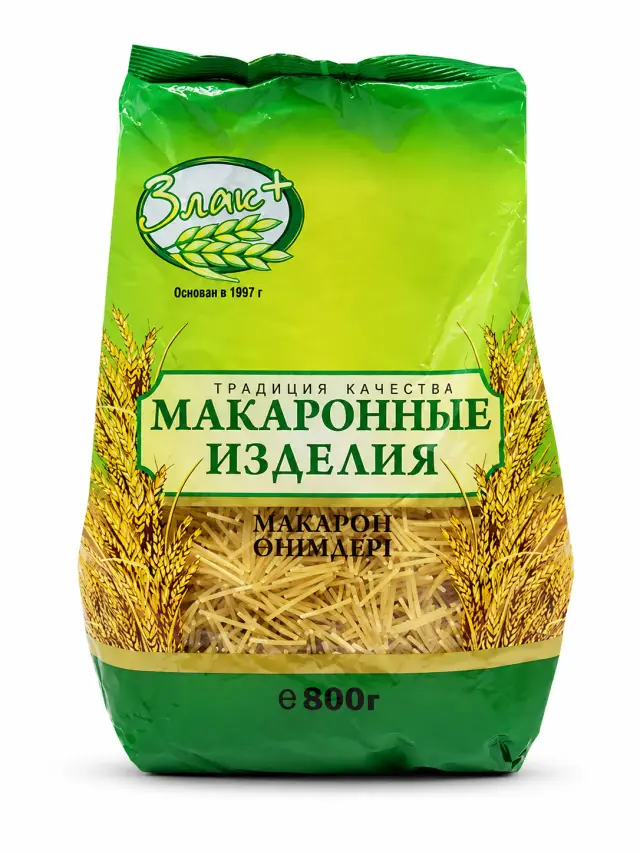 Макароны Злак+ вермишель 800 гр.