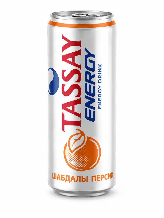 Энергетический напиток TASSAY Energy персик 450 мл